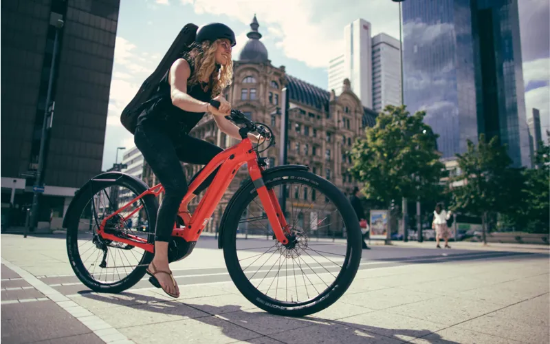 2021 Cannondale Canvas Neo 2 Remixte Electric Hybrid Bike - Champagne-3